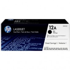 Genuine HP 1010/1012/1015/1020/1022 Black Dual Pack